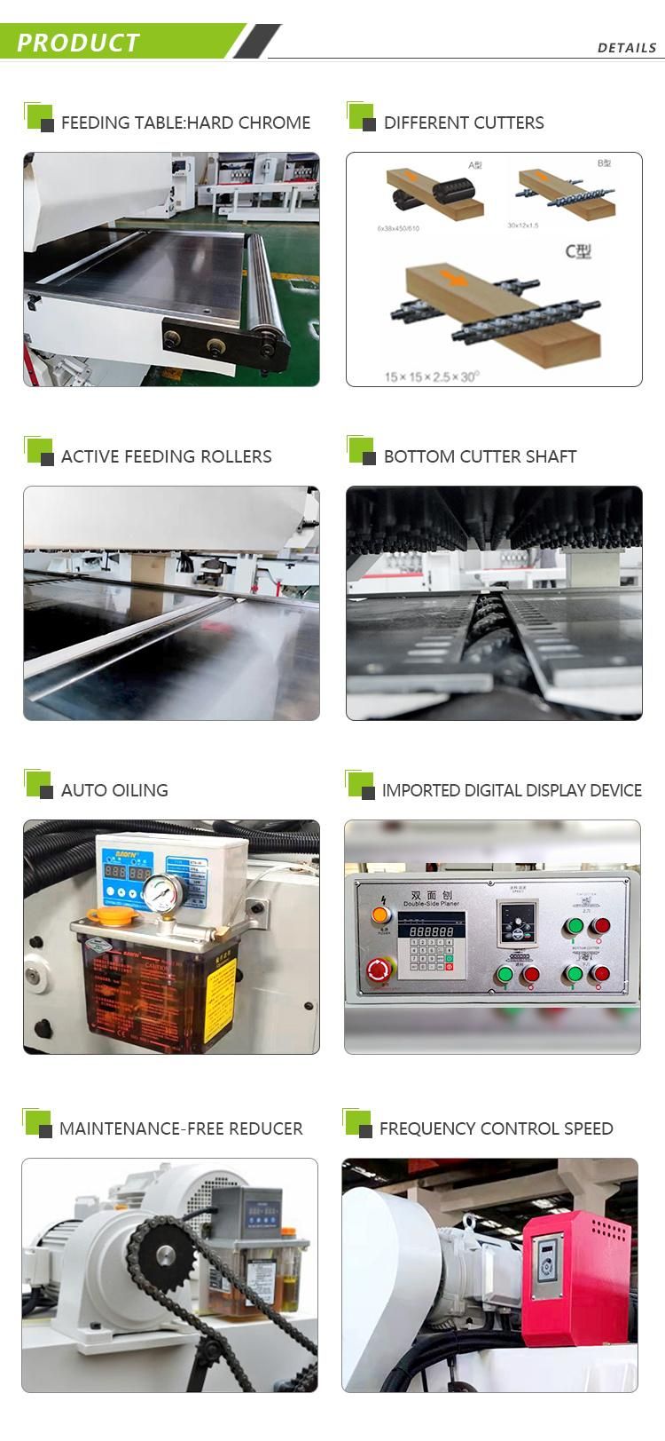 High Efficiency Automatic Double Side Planer Machine