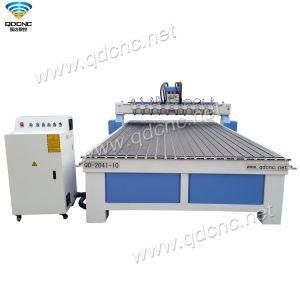 Multi Head Wood CNC Router Machine/Multi Function CNC Router Qd-2040-10