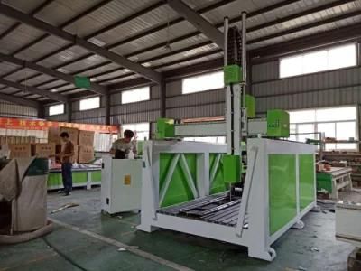 3D 4 Axis 5axis CNC Router Machine with Automatic Tool Changer Styrofoam CNC Router