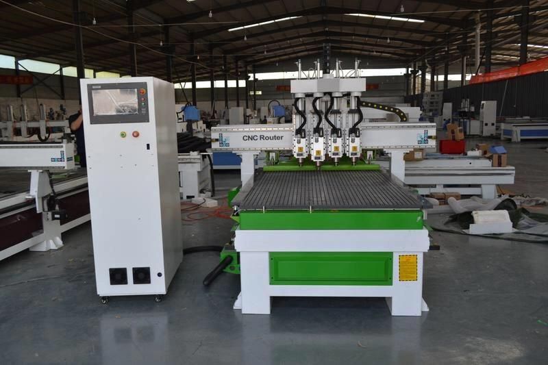 Multi Spindle 3D CNC Router 3 Axis Wood Carving Machine