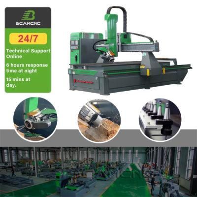 3D 4axis Woodworking CNC Routers Machine for Furniture Decoration Instrument Manufacturing