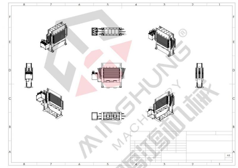 500t Daylights Plywood Hydraulic Hot Press Machine