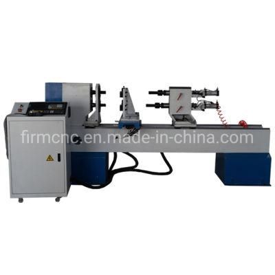 China New Two Axis Four Knives Automatic CNC Wood Turning Lathe