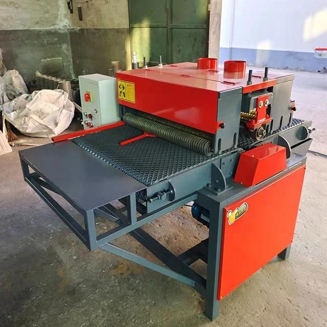 Semi Automatic Feeding System Plate Saw Wood Multi Blade Saw Machine