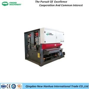 Two Heads Thickness Calibration Wide Belt Wood Sanding Machine