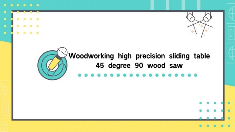 Full Automatic Woodworking Precision Cutting Board Saw Decoration Machinery Precision Panel Saw 45 Degree Sliding Table Saw