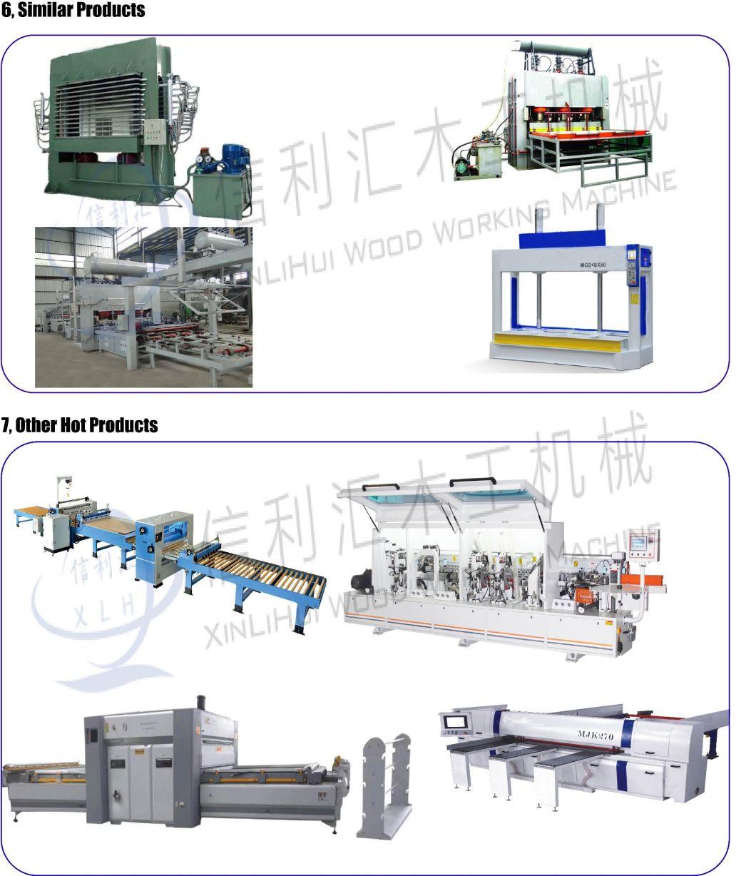 Hot Press 3*1.3 with Three Layer Able to Press Melamine and Veneer in Same Machine on MDF and Plywood and Door Medical Furniture 3 Layers Hot Pres