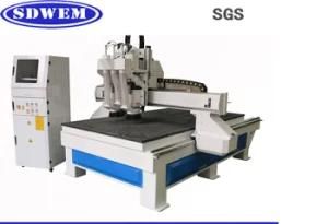 Wn-1325km3 3 Heads Wood CNC Router Engraving Machine with DSP Control System