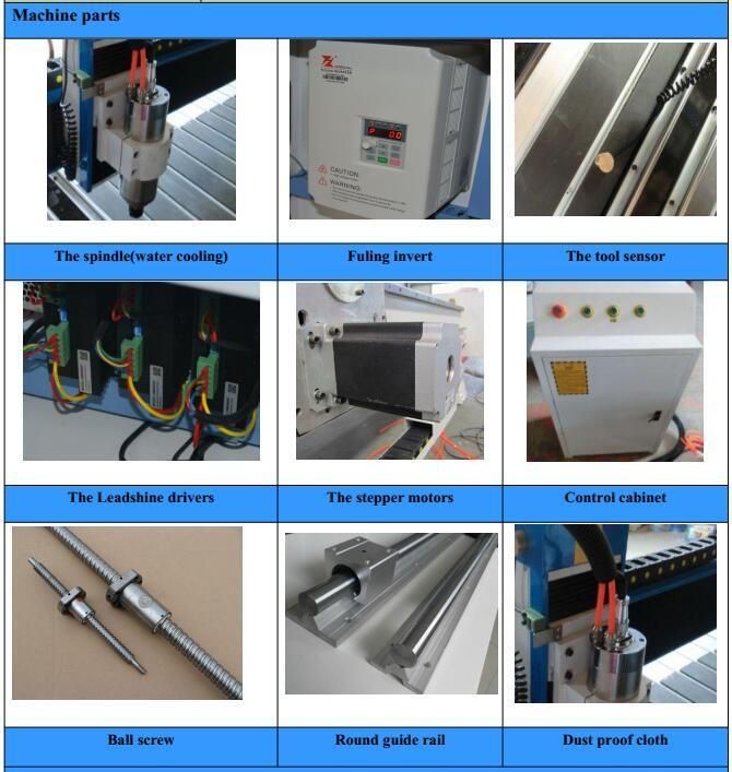 1218 1224 1325 3kw Acrylic Processing Machine CNC Router 3 Axis