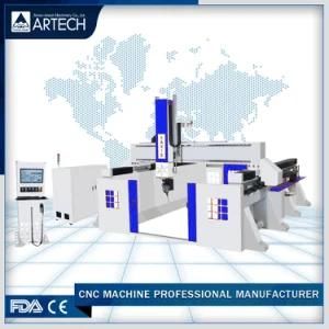 Aluminum Wood Pattern Moulds Making 5axis CNC Router