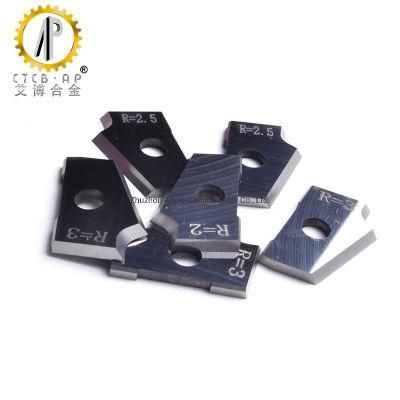 Carbide Fine Trimming Cutter Knives Cutter Inserts Profile Trimming Blade for Woodworking Edge Banding Machine