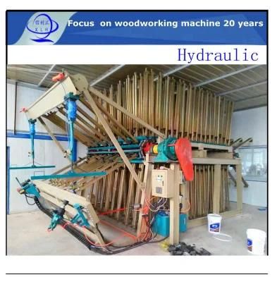 Clamp Carriers Machine Hydraulic Wood Composer Woodworking Machine / Wood Panel Assembly Machine