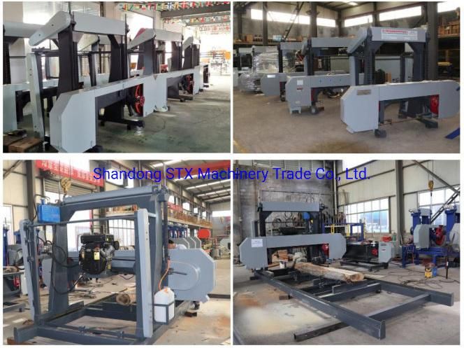 High Precision Hydraulic Wood Log Band Saw Machine Elelctric Motor