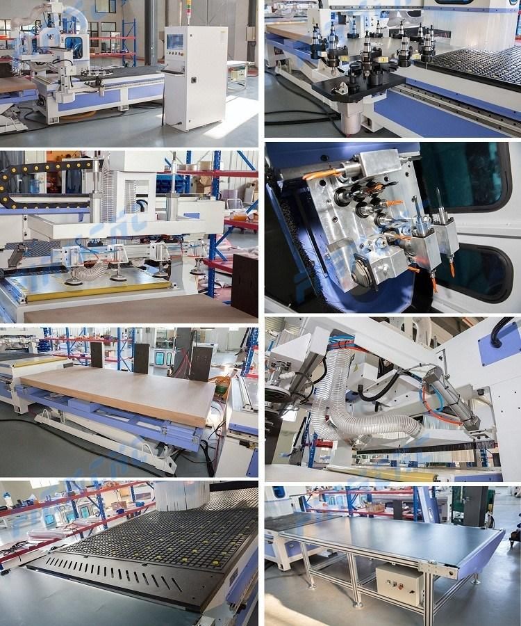 Auto Loading and Unloading Atc CNC Router Machine