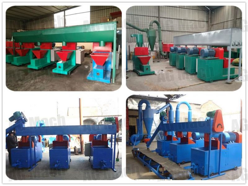 Automatic Biomass Briquette Extruder, Biofuel Wood Sawdust Briquette Press, Charcoal Briquette Making Machine