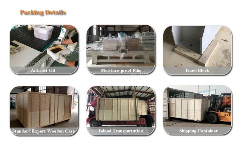 3-Workstages Woodworking CNC Router Machine