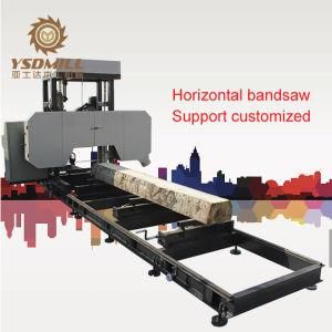 Portable Horizontal Band Sawmill Mj1000 with Diesel Engine