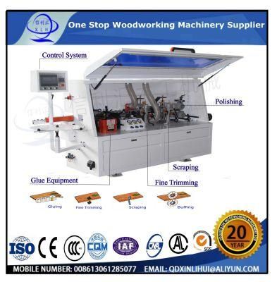 China Brand Tape Edge Bander Machine Woodworking Machine with Gluing Control by Hand with Trimming Woodworking Edgebander Edgebanding Machine