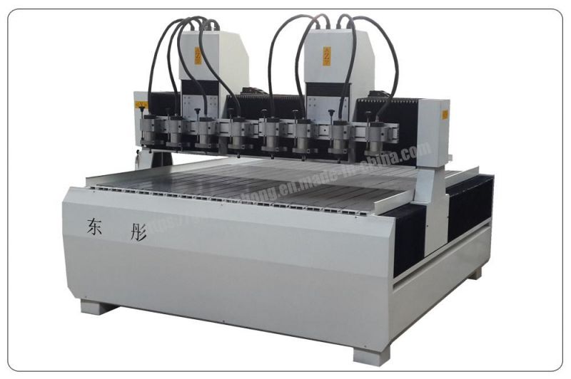 Multi Spindle, 6 Spindle, Wood CNC Router, Woodworking Machine CNC Engraving Machine