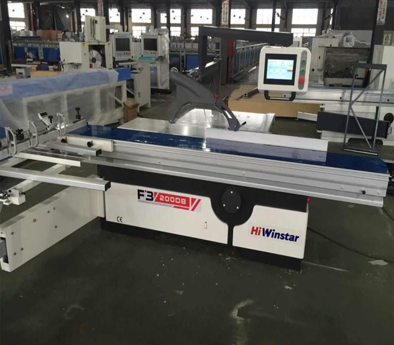 F3200dB Woodworking Automatic Wood Cutting Machine Digital Readout Sliding Table Panel Saw Machine