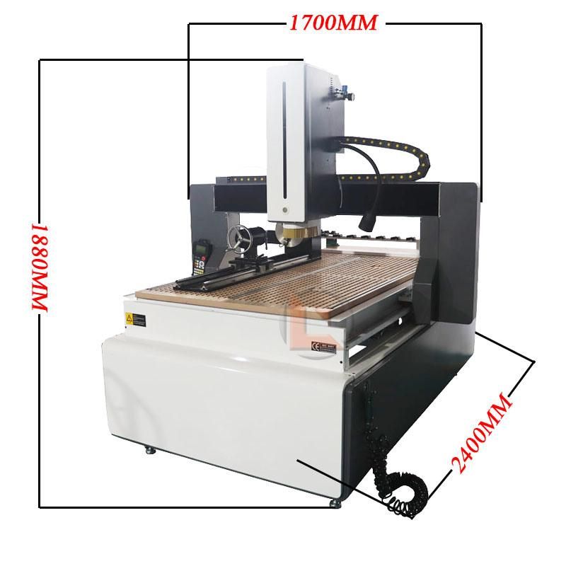 900X1500mm Mini Atc Machinery 3D CNC Router with Linear Tool Magazine 1.5kw 2.2kw 3.2kw 9015 9012 Automatic Cutter Changing CNC Machine for Wood Aluminum