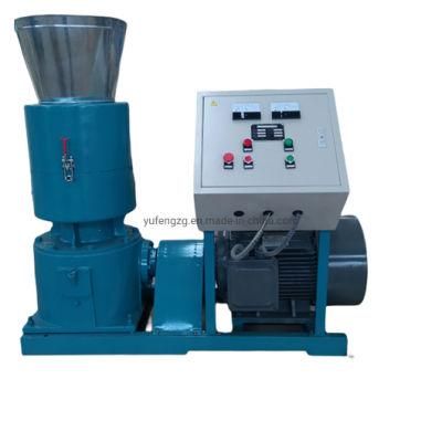 Home Farm Extruder Flat Die Small Scale Wood Pellet Machine