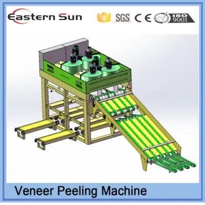 CE ISO Approved Wood Peeling Machine in Plywood Making Line