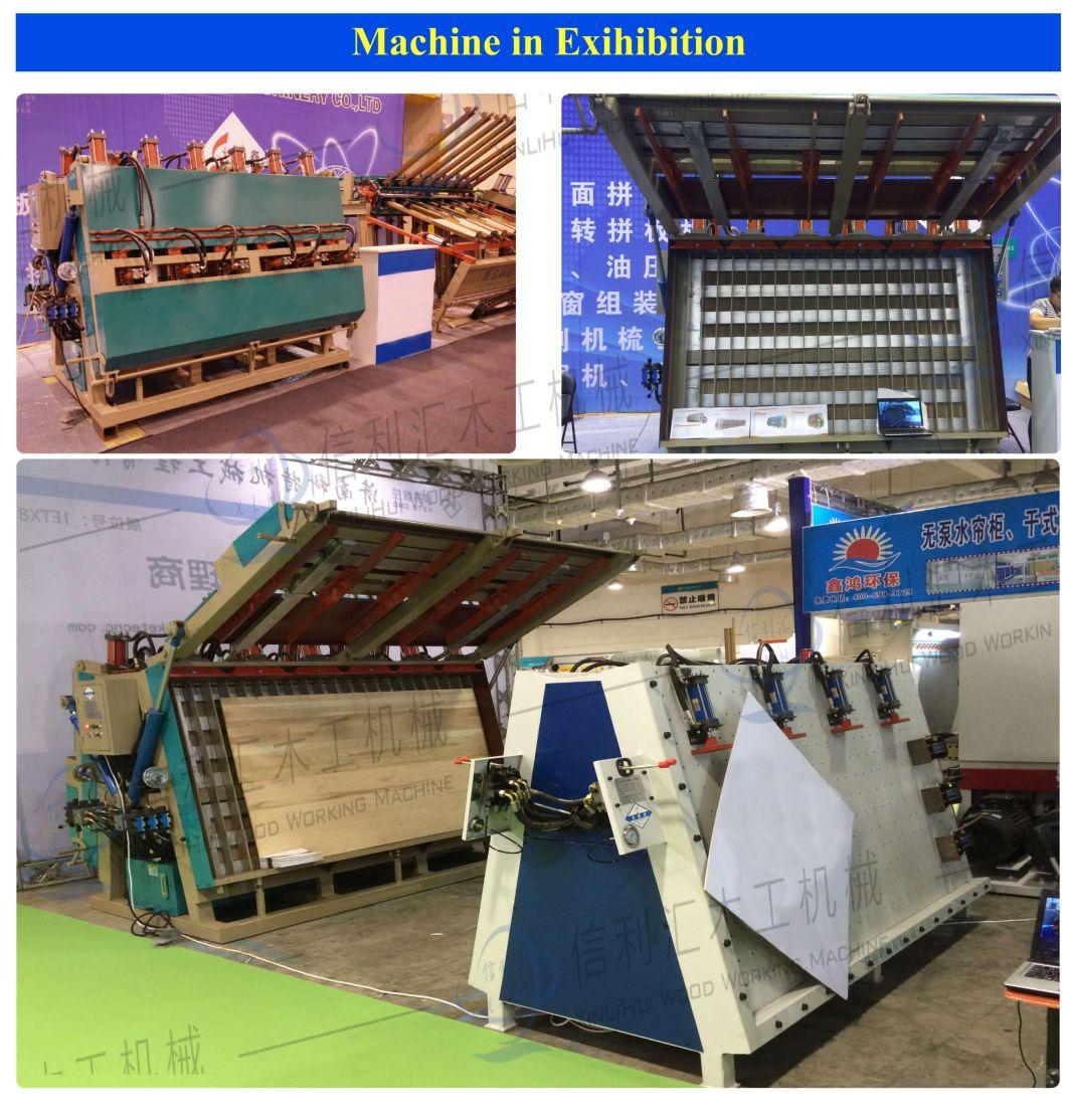 Two Side Hydraulic Heating Composer Wood Working Machine/ Jointing Machine with Heating Hydraulic Press