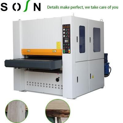 Planer Sanding Machine Spiral Cutterhead Variable-Speed Conveyor for Solid Wood