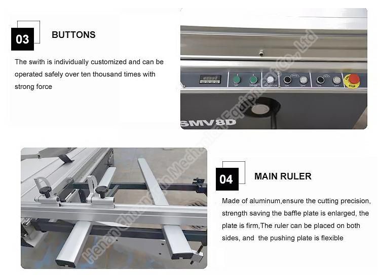 Woodworking Sliding Table Saw Machine Wood Working Table Saw Machine Sliding Table Panel Saw Machine Precision Sliding Table Panel Saw Machine for Wood Sliding