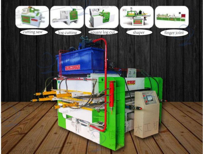 Wood Floor Panel Board Jointing Machine Clamp Carrier Wood Combination Board Jointing Machine High Press Machine for Finger Joint Hot Sale!