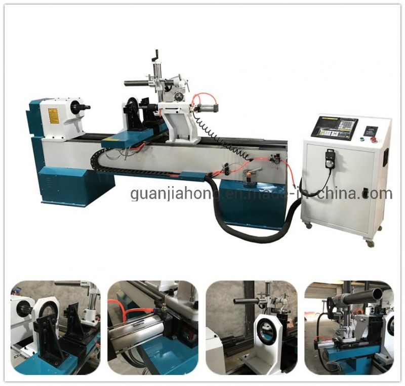 CNC Wood Lathe Machine for Turning Wooden Legs, Staircase, Baseball Bet