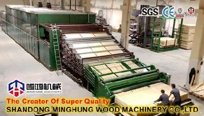 2layers/3layers/4layers Veneer Roller Dryer Machine for Drying Core Veneer