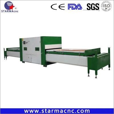 Auto Feeding Vacuum Hot Membrane Press PVC Film Laminating Press Machine for Wood Door