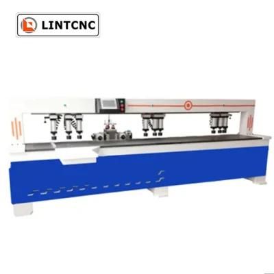 Automatic Woodworking CNC Sides Hole Drilling Boring and Milling Machine for Door Lock Hinge