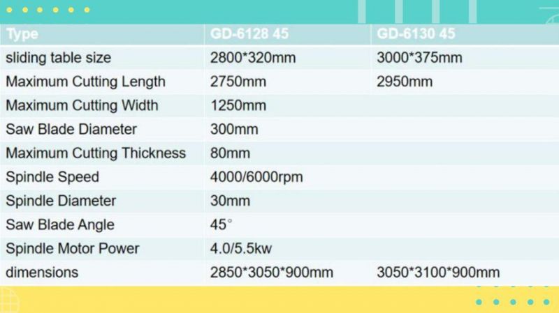 Woodworking Machinery Manufacturers Direct Marketing New 45 Degree 90 Degree Precision Cutting Saw Push Panel Table Saw Cutting Saw Board Machine