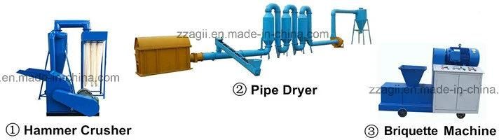 200kg/H Agricultural Waste Mechanical Wood Briquette Machine