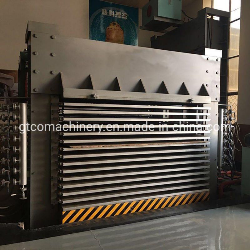 Woodworking Chain Type Laminate Hydraulic Cold Press Hot Press Machine