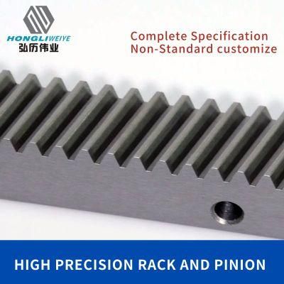 Module 1.5 Ground Rack with Helical Teeth for Cutting Machine Wood Machine