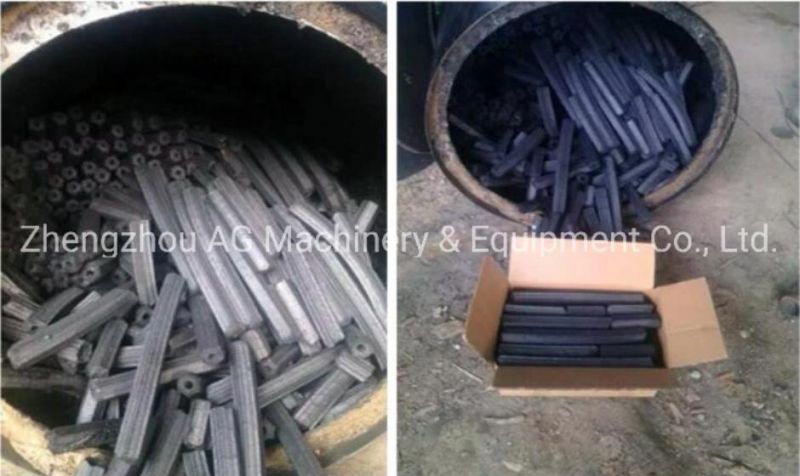 Making Charcoal Industrial Wood Briquettes Carbonization Furnace