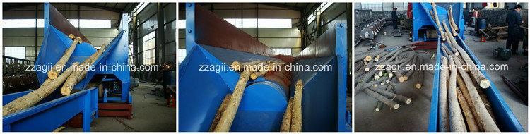 Single Roller Forest Wood Tree Debarking Machine Tree Bark Peeling Machine