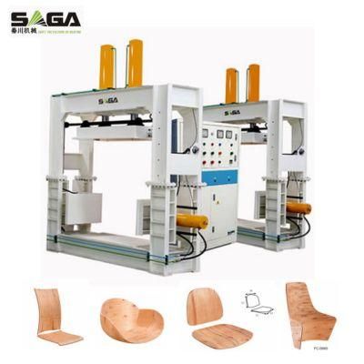 Three Direction RF Press for Plywood Chair Bending From Saga