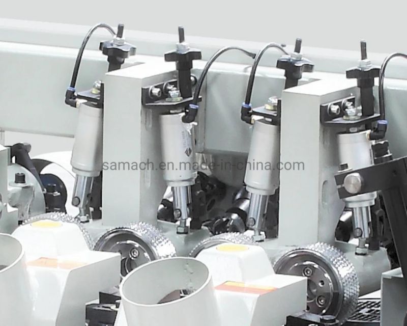 Woodworking Machine Four Side Planing and Sawing Production Completed Wood Planer Saw Machine