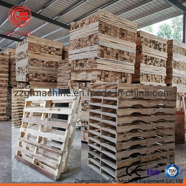 Automatic Assembaly Nailed Wood Pallet Making and Stacking Machine