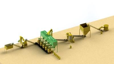 Large Capacity Straw Stalk Wood Pellet Mill Production Line