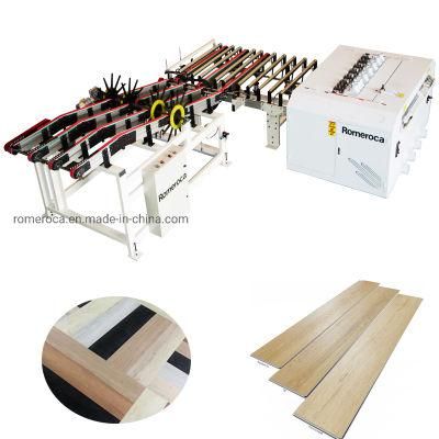 Romeroca Spc Vinyl Flooring PVC Floor Rip Saw Cutting Machine