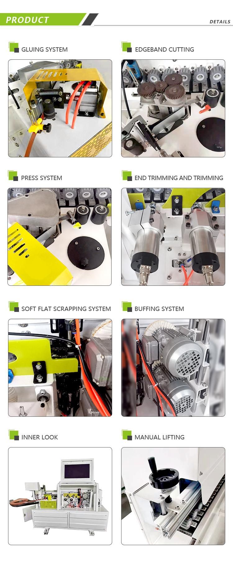 Wood Working Machine Manufacturer PVC Edge Banding Tape Machine