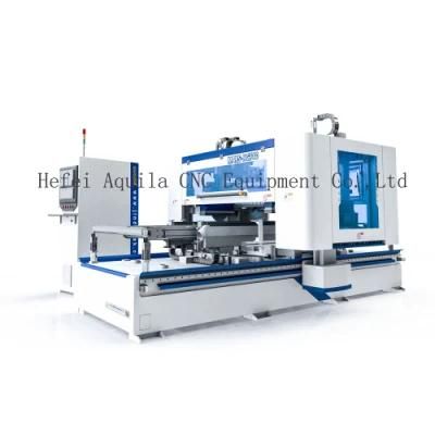 Wooden Door Four-Side Saw CNC Router Machine for Doors and Panel Furniture