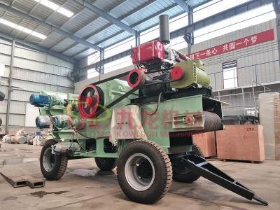 8-15t/H Stable Ouput Mobile Drum Wood Chipper