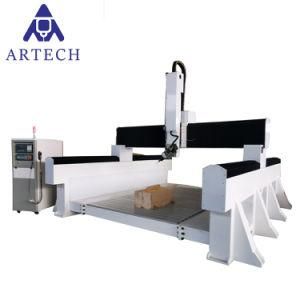 Linear Atc CNC Router 4 Axis 3D Foam Carving Machine with Spindle Swing 180